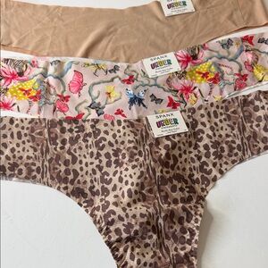SPANX Understatements Thongs Panties 3 Pairs. Size 2X